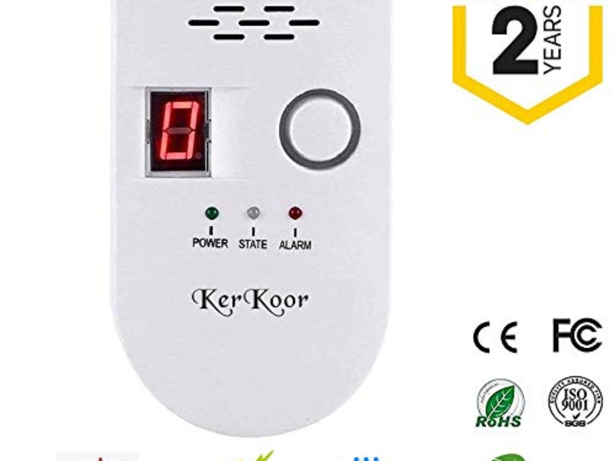 Kerkoor Gas Leak Detector-1 Natural Gas Alarm Detector For Home Gas Tester Propa 
